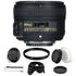 Nikon AF-S NIKKOR 50mm f/1.8G Lens and Accessory Kit For Nikon DSLR Cameras with Accessory Kit