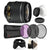 Nikon 18-55mm f/3.5-5.6G VR AF-P DX Zoom-Nikkor Lens with Accessory Bundle for Nikon DSLR Cameras