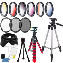 58mm Color Filters with Accessory Bundle For Canon T5 , T5i , T6 ,T6i and T7i