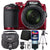 Nikon COOLPIX B500 16MP Built-in Wi-Fi Digital Camera Red with Accessory Kit