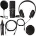 Zoom ZUM-2 USB Podcast Microphone Pack with ZUM-2 Mic, Headphones, Desktop Stand, Cable & Windscreen + Microphone Pop Filter