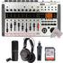 Zoom R24 Multi-Track Recorder, Interface, Controller, and Sampler + Zoom ZDM-1 Podcast Mic Pack Accessory Bundle + 32GB Memory Card