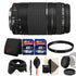 Canon EF 75-300mm f/4-5.6 III Lens with Accessories For Canon 750D , 760D and 1300D