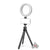 Vivitar Vlog Podcast Essentials 6 Inch LED Ring Light Dimmable Lamp for Iphone Smartphone with 12 Inch Stand