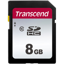 4x Transcend 8GB TS8GSDC300S SDHC Memory Card with Memory Card Holder