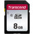 4x Transcend 8GB TS8GSDC300S SDHC Memory Card with Memory Card Holder