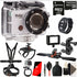 Vivitar DVR794HD 1080p HD Wi-Fi Waterproof Action Camcorder Silver with Accessory Bundle