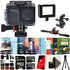 Vivitar DVR-794HD Black Action Camcorder + Photo and Video Expert Software Bundle + Two 16GB MicroSD Memory Card + 50 Lens Tissue + Helmet Mount + 3pc Cleaning Kit + Mini Tripod