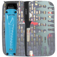 BaBylissPRO Nicole Renae Limited Edition LO-PRO FX Cordless Trimmer Blue + Conair Pro Jilbere De Paris Razors Comb Kit