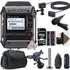 Zoom F1-LP 2-Input / 2-Track Portable Digital Handy Multitrack Field Recorder with Lavalier Microphone +  Zoom SGH-6 Shotgun Microphone Capsule +  Zoom SMF-1 Shock Mount For F1 Field Recorder + ZOOM WSS-6 Windscreen + Zoom ECM-3 9.8' Extension Cable + 32G