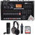 Zoom R8 8-Track Digital Recorder / Interface / Controller / Sampler + Zoom ZDM-1 Podcast Mic Pack Accessory Bundle + 32GB Memory Card