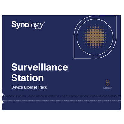 Synology CLP8 Camera License Pack - 1 code to connect up to 8 IP cameras