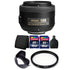 Nikon 35mm f/1.8G AF-S DX Lens with Accessory Kit for Nikon Digital SLR Cameras