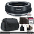Canon Control Ring Mount Adapter EF-EOS R for Canon EOS C70 EOS R EOS R5 EOS R6 EOS RP + 128GB Accessory Kit