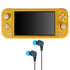 Nintendo Switch Lite (Yellow) with JLab Play Gaming Wireless Bluetooth Earbuds Black/Blue