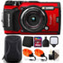 Olympus Tough TG-5 Waterproof Digital Camera 3" LCD, Red With 64GB Accessory Kit