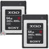 Two Pcs Sony 64GB G Series XQD Memory Card QDG64F/J