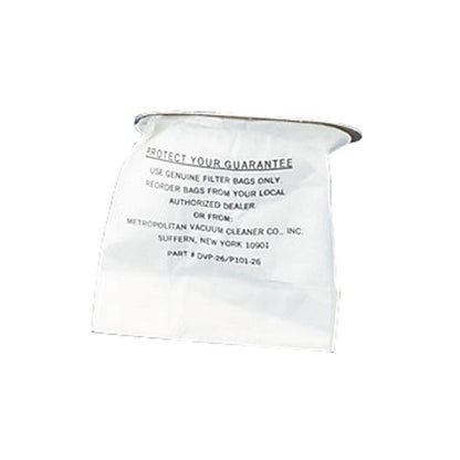 Metropolitan Vacuum Cleaner DVP-26RP Disposable Filter Bags for DataVac (5-Pack)