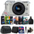 Canon EOS M6 24.2MP Mirrorless Digital Camera White with 15-45mm Lens + 32GB Accessory Kit