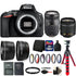 Nikon D5600 DSLR Camera with 18-55mm Lens, 70-300mm Lens and Accessory Bundle