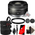 Canon RF 50mm f/1.8 STM 4515C002 Lens + Essential Accessory Kit