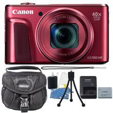 Canon PowerShot SX720 20.3MP Digital Camera Red with Accessory Kit