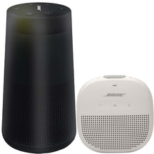 Bose SoundLink Revolve Bluetooth Speaker - Triple Black with Bose Soundlink Micro Bluetooth Speaker (Smoke White)