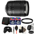 Canon EF-S 18-135mm f/3.5-5.6 IS NANO USM Lens with Accessory Bundle For Canon T6 , T6i and T7i