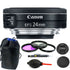 Canon EF-S 24mm f/2.8 STM Lens for Canon Digital SLR Camera Kit